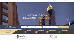 Desktop Screenshot of melangebangalore.com
